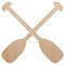Paddles Oar Canoes Kayaks Rafting Unfinished Wood Shape Piece Cutout for DIY Craft Projects